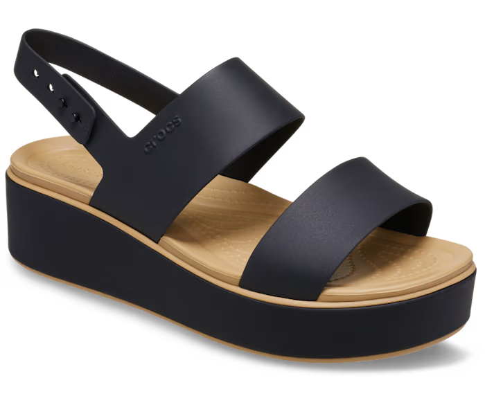 Brooklyn Low Wedge Matte Wrap Sandale
