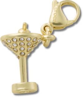 Gold Martini Anhänger