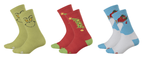 Kinder Crocs Socken The Grinch 3er-Pack