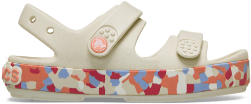Kleinkind Crocband™ Cruiser Glow Confetti Band Sandale