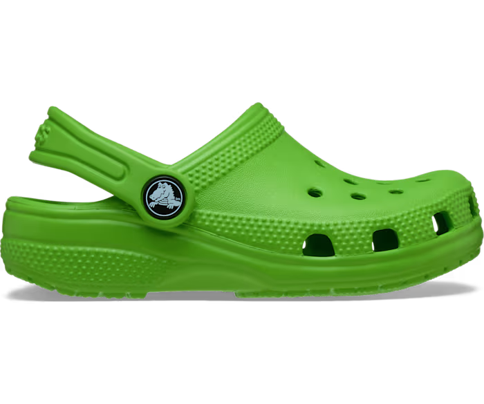Kleinkind Classic Clog - Crocs Grün