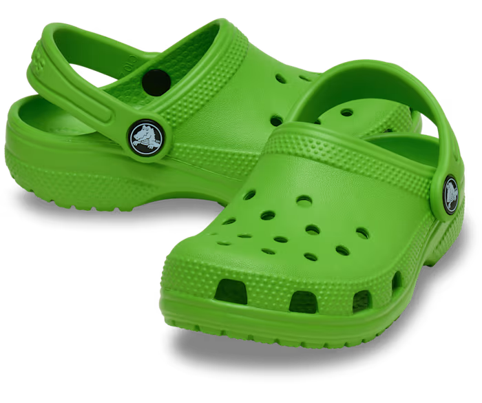 Kleinkind Classic Clog - Crocs Grün