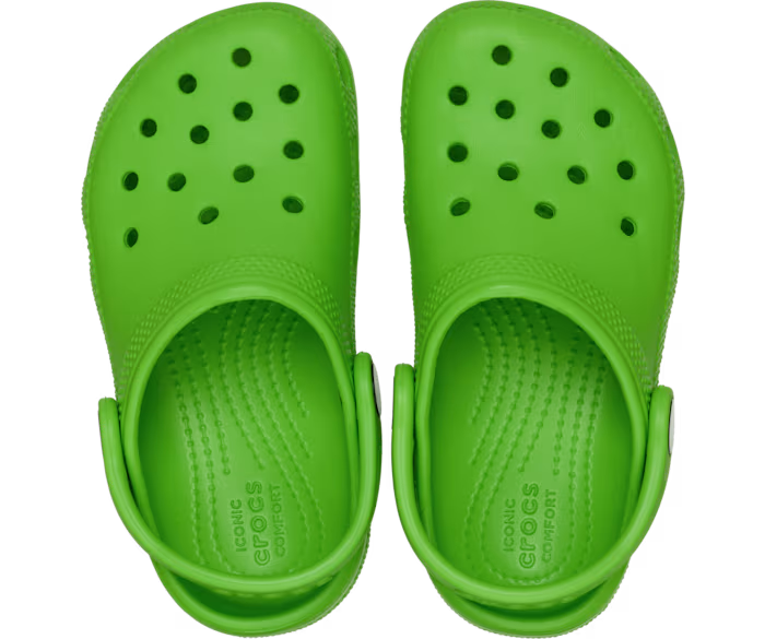 Kleinkind Classic Clog - Crocs Grün