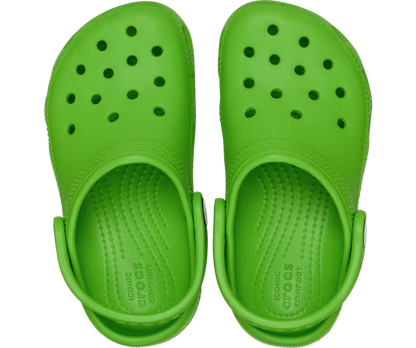 Kleinkind Classic Clog - Crocs Grün