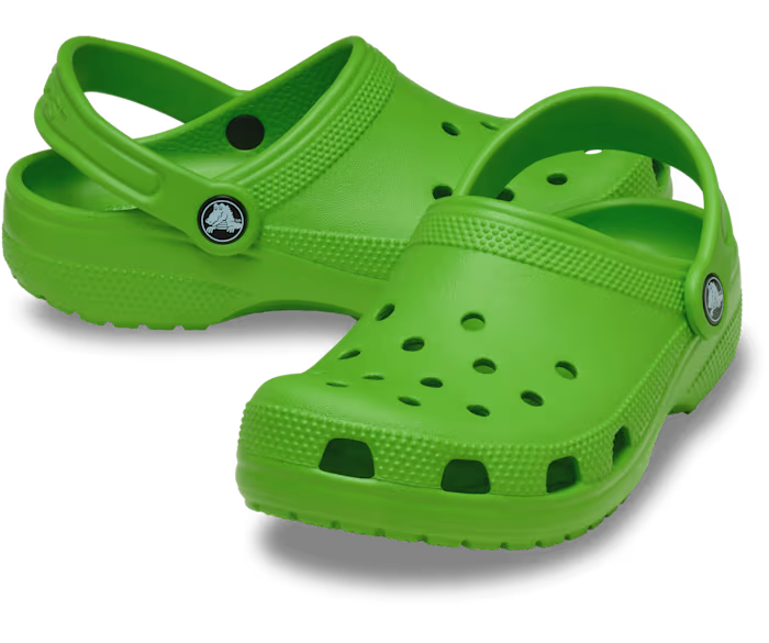 Kinder Classic Clog - Crocs Grün