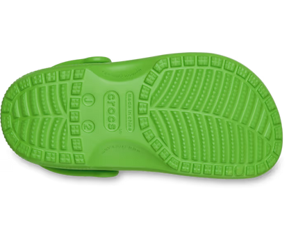 Kinder Classic Clog - Crocs Grün