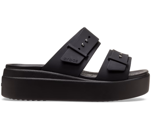 Brooklyn Schnalle Low Wedge Sandale