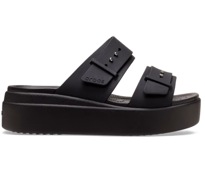 Brooklyn Schnalle Low Wedge Sandale