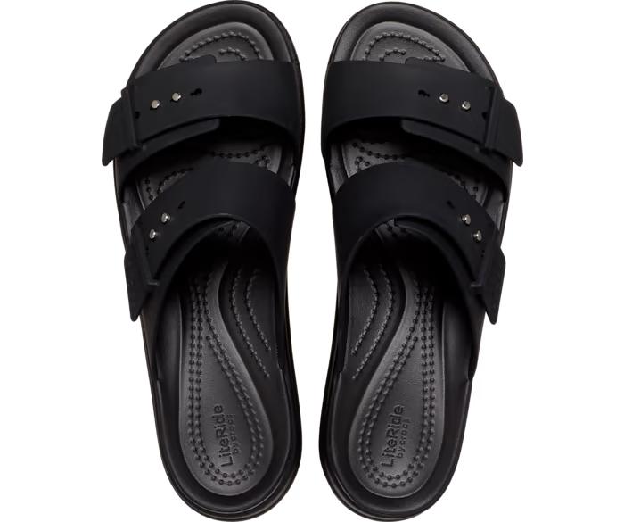 Brooklyn Schnalle Low Wedge Sandale