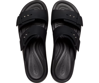Brooklyn Schnalle Low Wedge Sandale