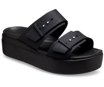 Brooklyn Schnalle Low Wedge Sandale