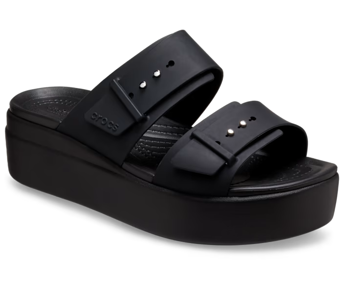 Brooklyn Schnalle Low Wedge Sandale
