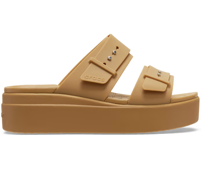 Brooklyn Schnalle Low Wedge Sandale