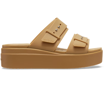 Brooklyn Schnalle Low Wedge Sandale