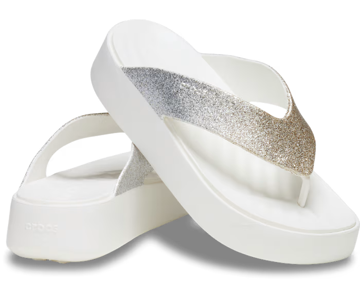 Getaway Chunky Glitzer Platform Zehentrenner