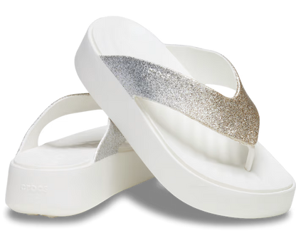 Getaway Chunky Glitzer Platform Zehentrenner