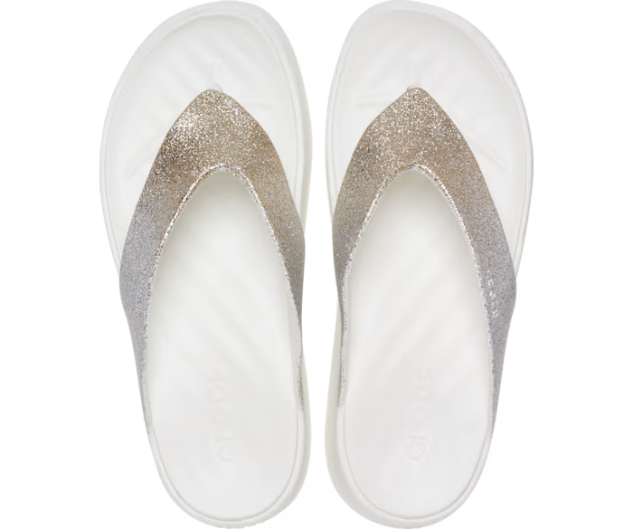 Getaway Chunky Glitzer Platform Zehentrenner