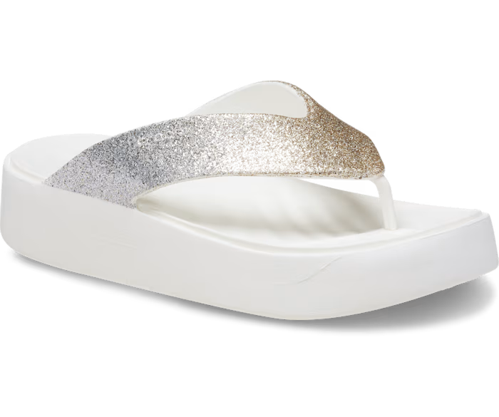 Getaway Chunky Glitzer Platform Zehentrenner