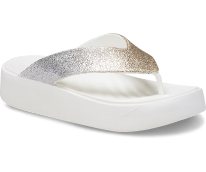Getaway Chunky Glitzer Platform Zehentrenner