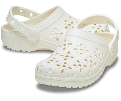 Classic Floral Cut-Out Clog