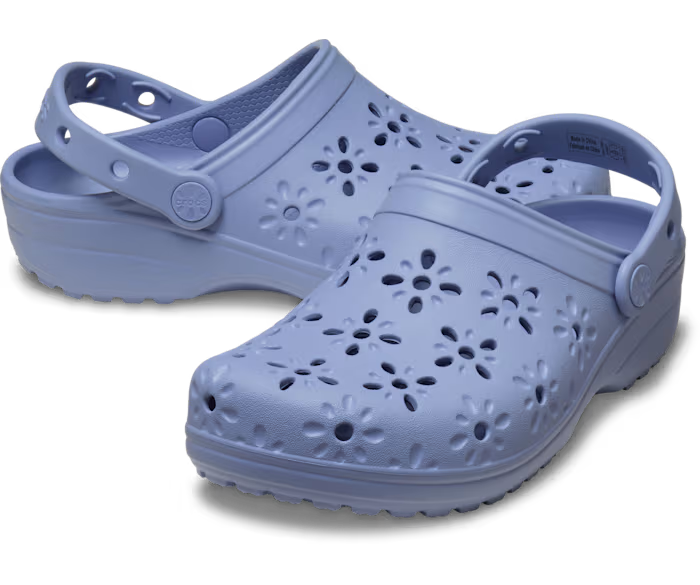 Classic Floral Cut-Out Clog