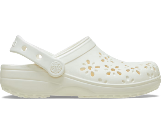 Kinder Classic Floral Cut-Out Clog