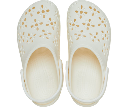 Kinder Classic Floral Cut-Out Clog