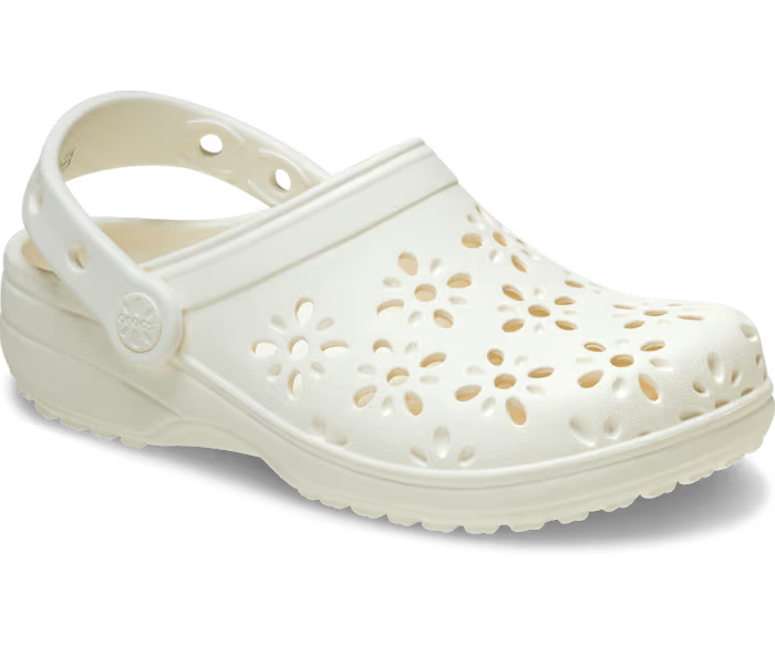 Kinder Classic Floral Cut-Out Clog