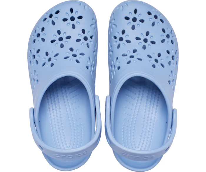 Kinder Classic Floral Cut-Out Clog