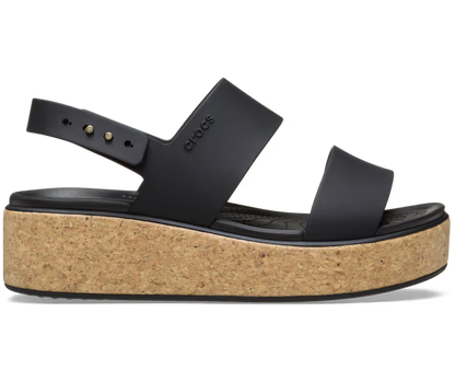 Brooklyn Low Wedge Cork Sandale