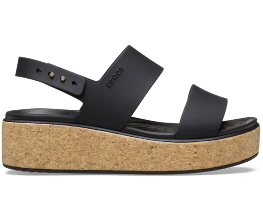 Brooklyn Low Wedge Cork Sandale