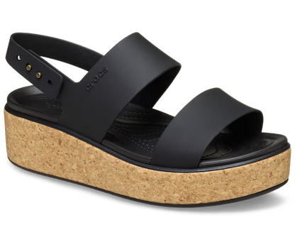 Brooklyn Low Wedge Cork Sandale