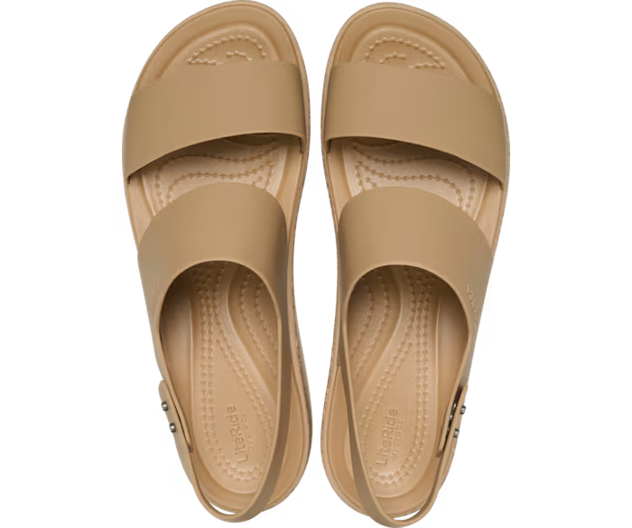 Brooklyn Low Wedge Cork Sandale