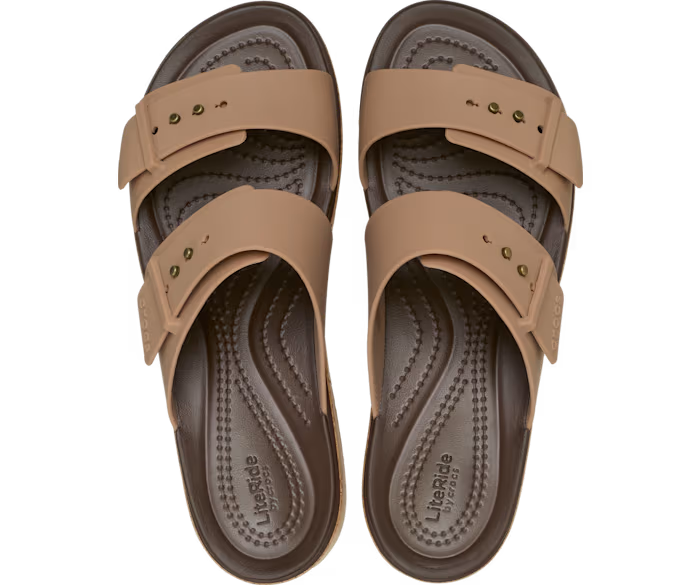 Brooklyn Schnalle Low Wedge Cork Sandale