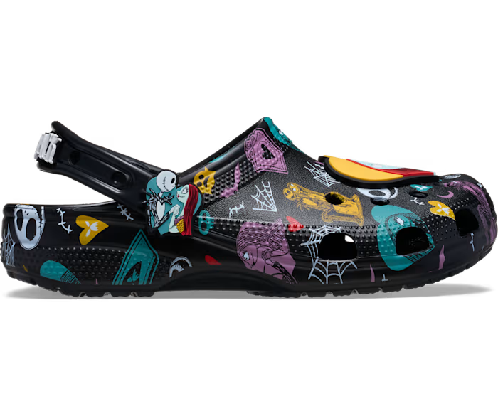 Disney Tim Burton's The Nightmare Before Christmas Jack and Sally Classic Clog