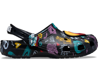 Disney Tim Burton's The Nightmare Before Christmas Jack and Sally Classic Clog