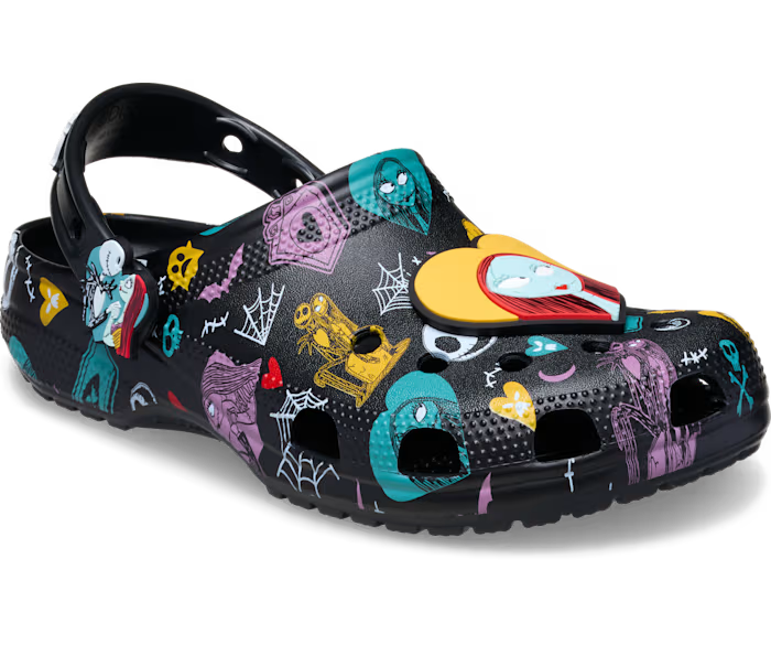 Disney Tim Burton's The Nightmare Before Christmas Jack and Sally Classic Clog