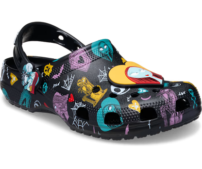 Disney Tim Burton's The Nightmare Before Christmas Jack and Sally Classic Clog