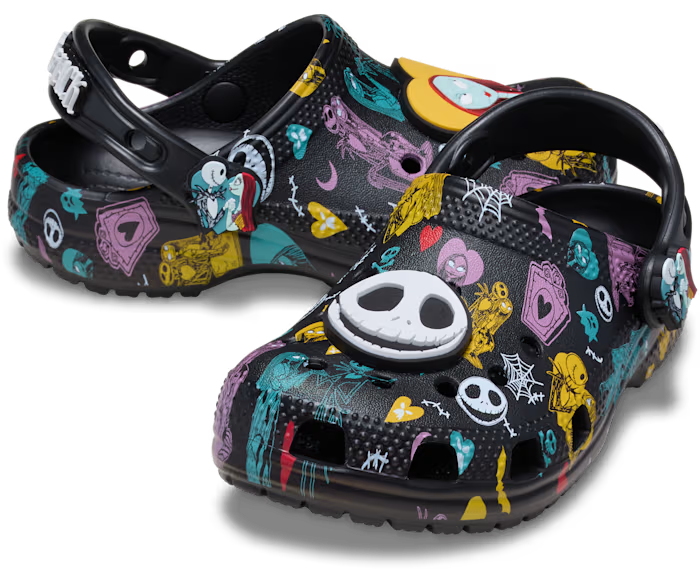 Toddlers’ Disney Tim Burton's The Nightmare Before Christmas Jack and Sally Classic Clog