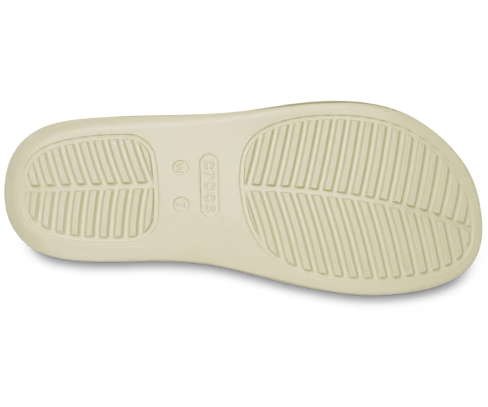 Getaway Platform Toe Loop Metallic Sandale