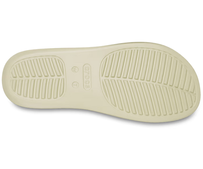 Getaway Platform Toe Loop Metallic Sandale