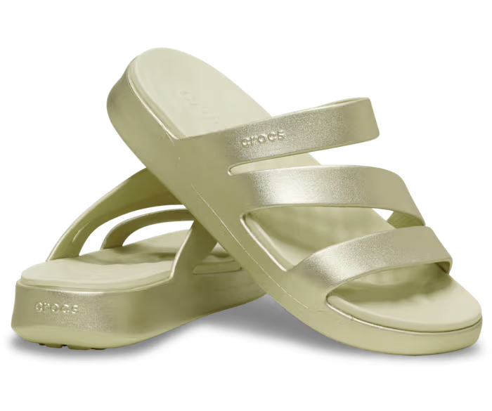Getaway Strappy Metallic Sandale
