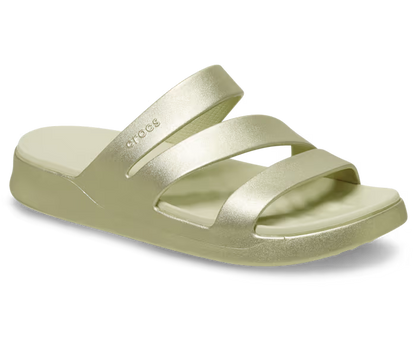 Getaway Strappy Metallic Sandale