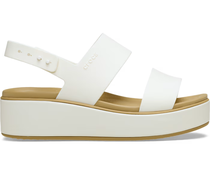 Brooklyn Low Wedge Matte Wrap Sandale