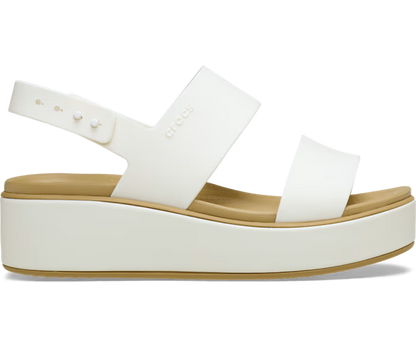 Brooklyn Low Wedge Matte Wrap Sandale