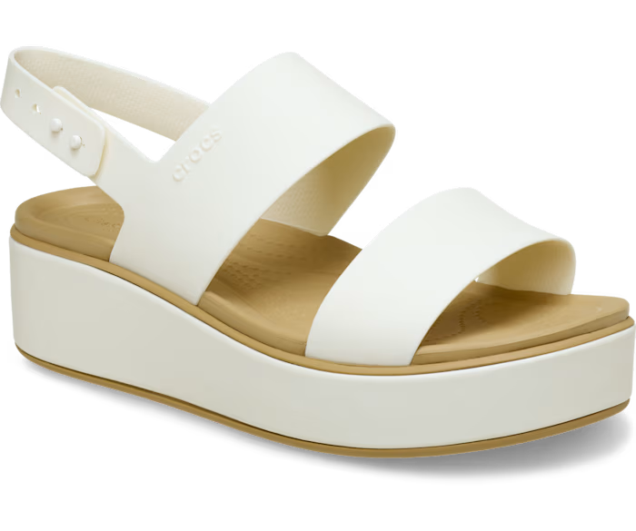 Brooklyn Low Wedge Matte Wrap Sandale