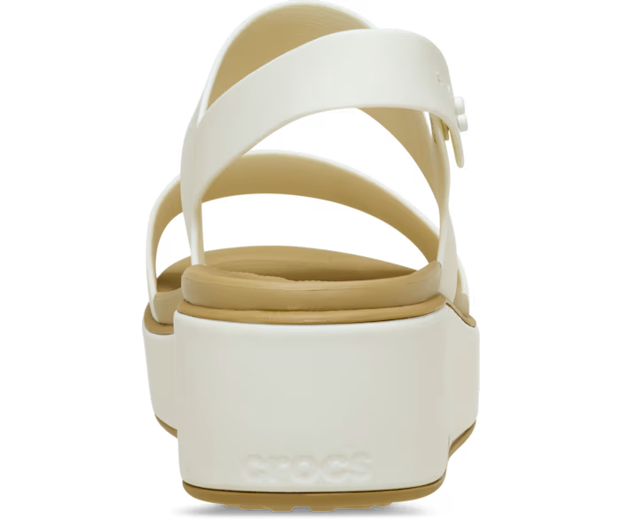 Brooklyn Low Wedge Matte Wrap Sandale