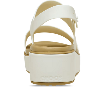 Brooklyn Low Wedge Matte Wrap Sandale