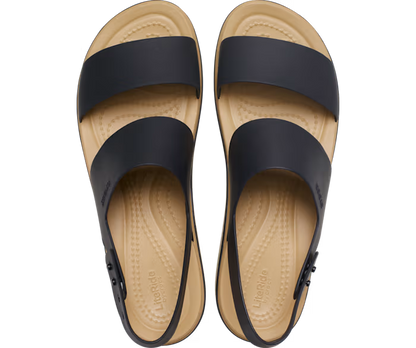 Brooklyn Low Wedge Matte Wrap Sandale