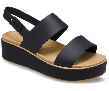 Brooklyn Low Wedge Matte Wrap Sandale